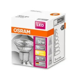 OSRAM LED-reflektor Star GU10 4,3W varmhvit 36°