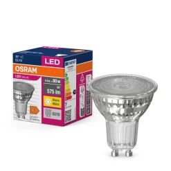 OSRAM LED-reflektorpære GU10 6,9W 36° 830 klar