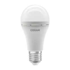 OSRAM tradisjonell LED-pære E27 8W matt 2700K oppladbart batteri nødlys
