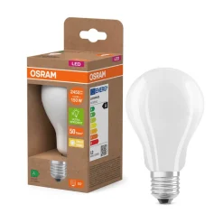 OSRAM tradisjonell LED-pære E27 11,6W matt 2 700K 2452lm