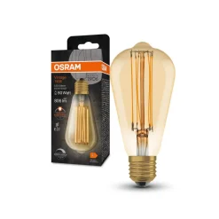 OSRAM Vintage 1906 E27 8,8W LED ST64 822 gull dim