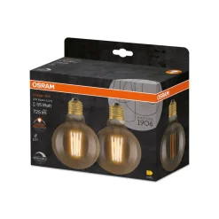 OSRAM Vintage 1906 LED-globe E27 6,5W dimbar 2stk