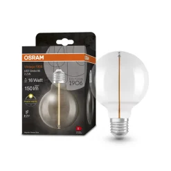 OSRAM Vintage 1906 LED-Globe G95 E27 2,2W 827 klar