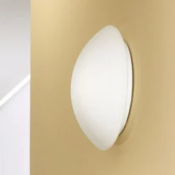 Pandora taklampe, Ø 30 cm, glass, hvit