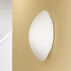 Pandora taklampe, Ø 36 cm, glass, hvit