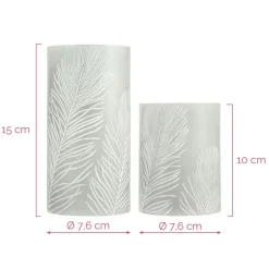 Pauleen Cosy Feather Candle LED-lys, sett med 2 stk
