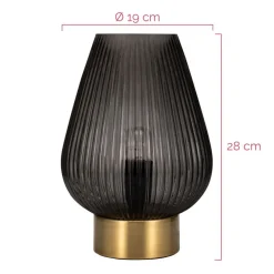 Pauleen Crystal Gloom bordlampe av glass