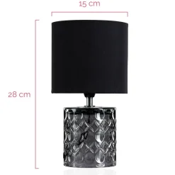 Pauleen Crystal Glow bordlampe med glassfot
