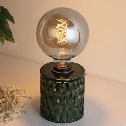 Pauleen Crystal Magic bordlampen av grønt glass