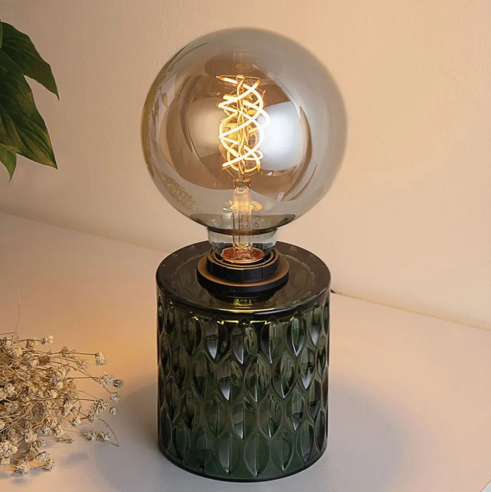 Pauleen Crystal Magic bordlampen av grønt glass