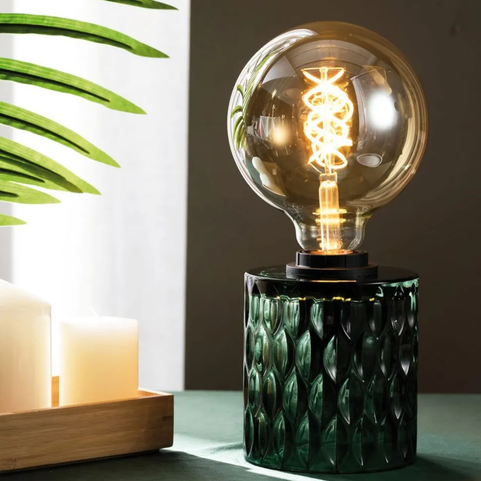 Pauleen Crystal Magic bordlampen av grønt glass