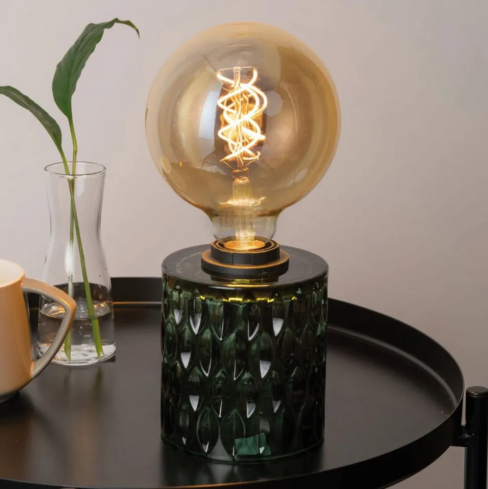 Pauleen Crystal Magic bordlampen av grønt glass