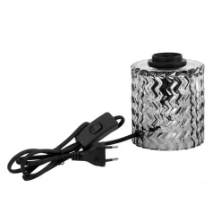 Pauleen Crystal Smoke bordlampe med glass-sokkel