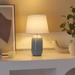 Pauleen Glowing Hug bordlampe, hvit/gråblå