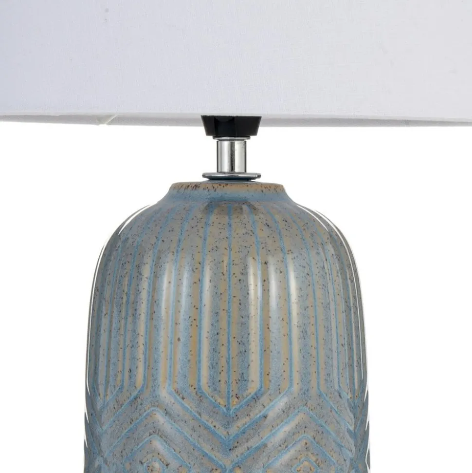 Pauleen Glowing Hug bordlampe, hvit/gråblå