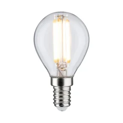 Pauleen LED-dråpepære, glødetråd, E14, 6,5 W, klar, 2700K