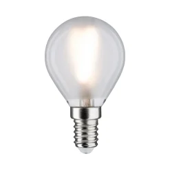 Pauleen LED-dråpepære, glødetråd, E14, 3 W, matt, 2700 K