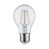 Pauleen LED-filamentpære, E27, 3 W, klar, 2 700 K