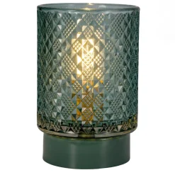 Pauleen Modern Glamour E14-LED turkis metallfot