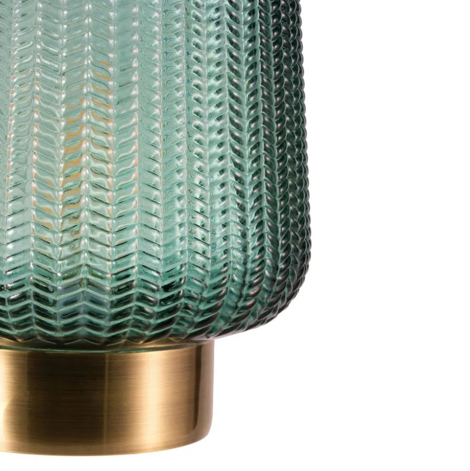 Pauleen Pretty Glamour E27-LED turkis/messing