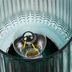 Pauleen Pretty Glamour E27-LED turkis/messing