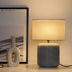 Pauleen Pure Shine med keramikkfot tekstilskjerm