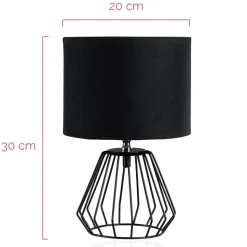 Pauleen Shiny Diamond bordlampe med burfot