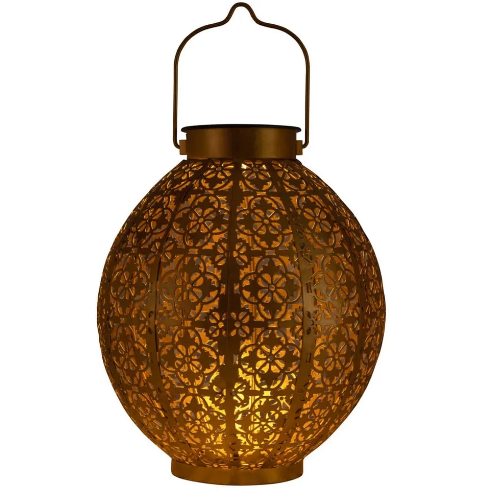 Pauleen Sunshine Aura LED-solcellelampe i gull