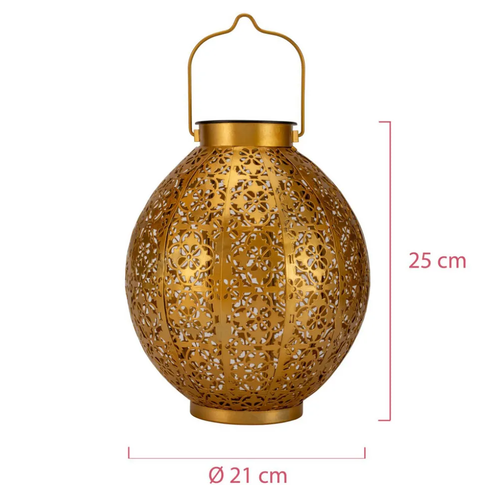 Pauleen Sunshine Aura LED-solcellelampe i gull