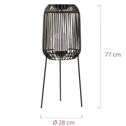 Pauleen Sunshine Coziness LED-solcellegulvlampe