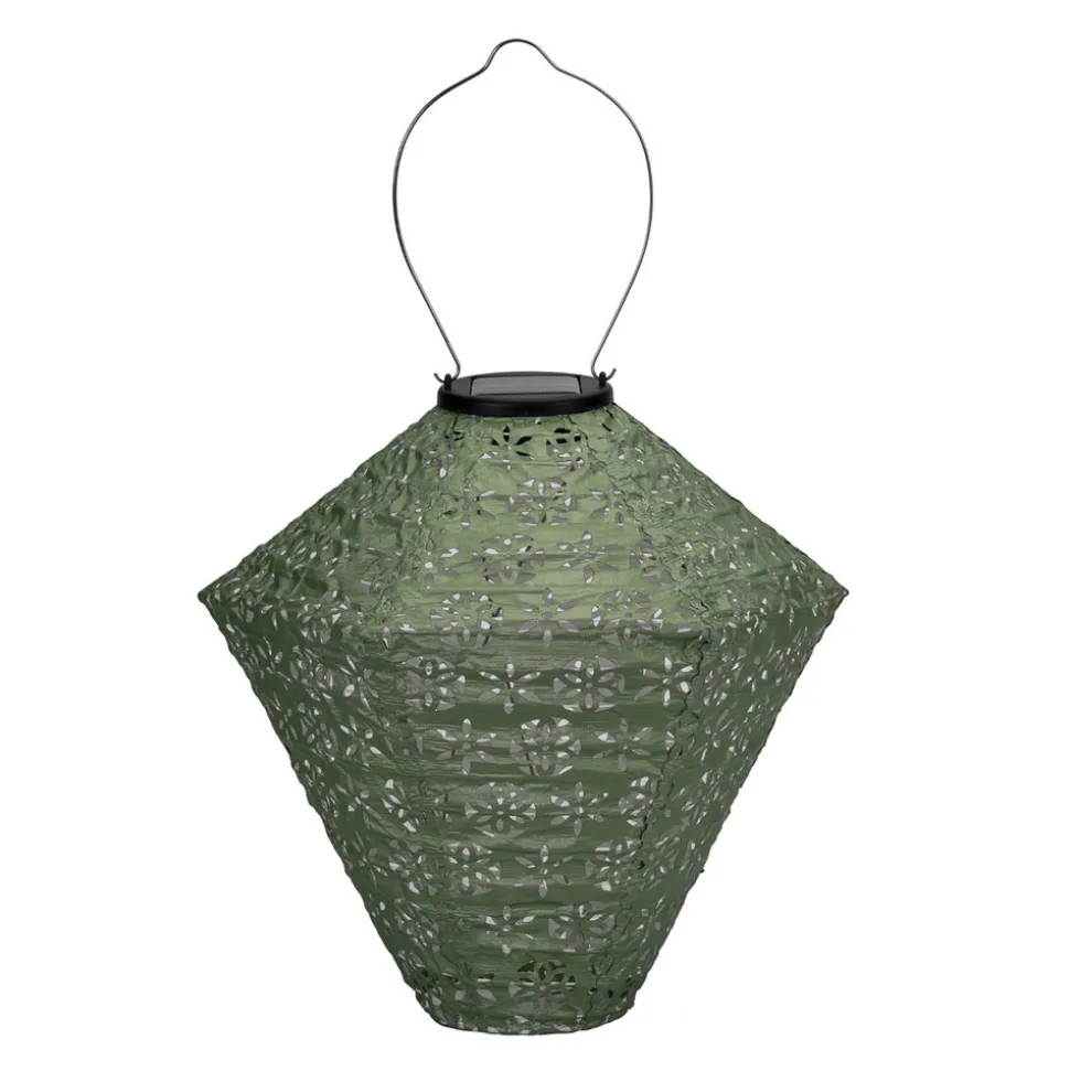 Pauleen Sunshine Flower LED-solcellelampe grønn