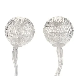 Pauleen Sunshine Glamour solcellelyslenke, sølv