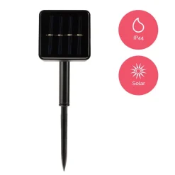 Pauleen Sunshine Glamour solcellelyslenke, sølv