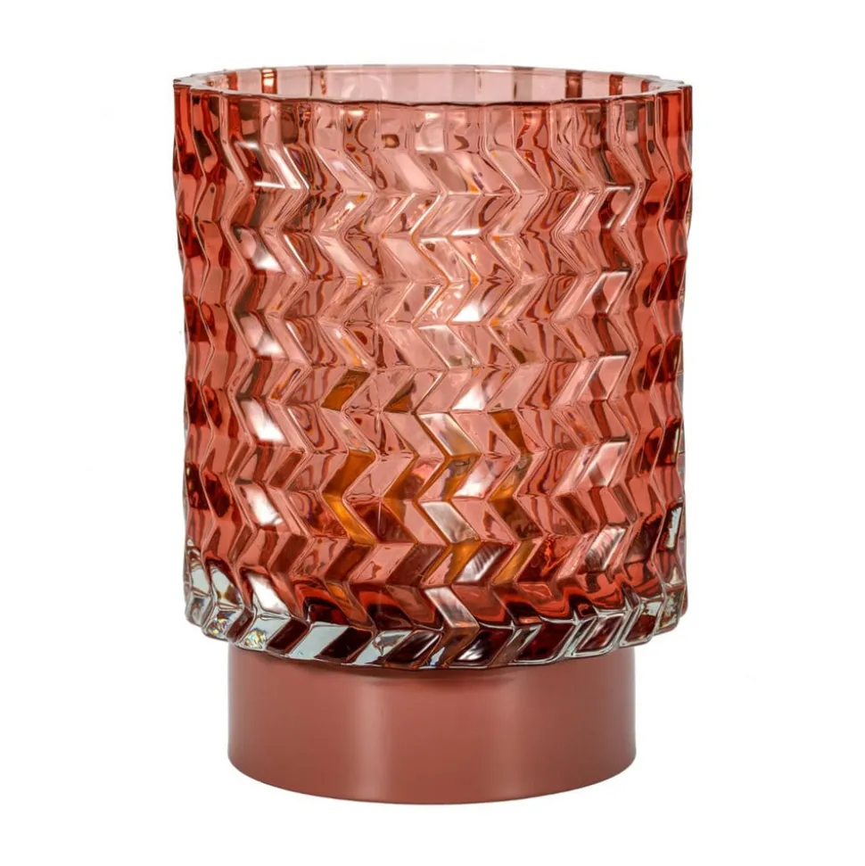 Pauleen Sweet Glamour E14-LED batteri rød metall