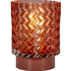 Pauleen Sweet Glamour E14-LED batteri rød metall