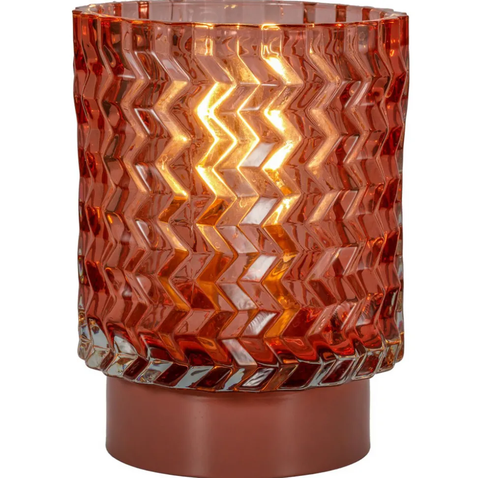 Pauleen Sweet Glamour E14-LED batteri rød metall