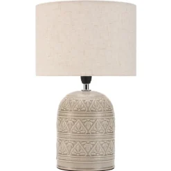 Pauleen Tender Pearl bordlampe med tekstilskjerm