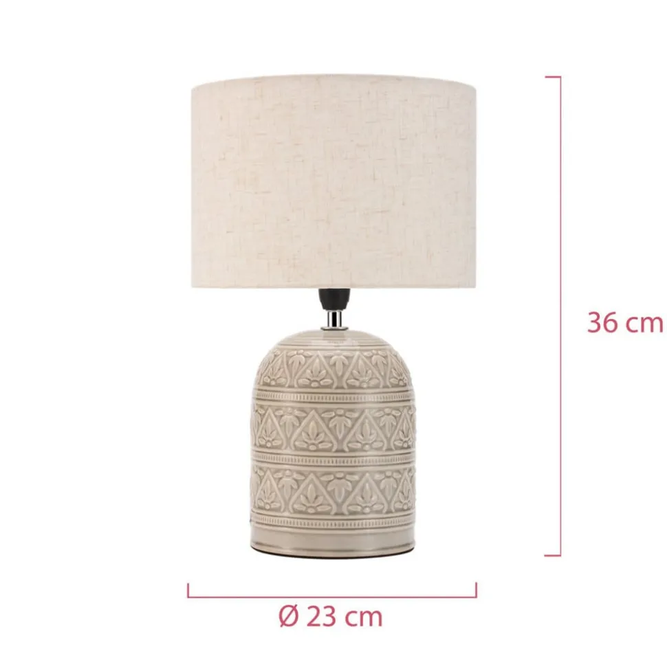 Pauleen Tender Pearl bordlampe med tekstilskjerm