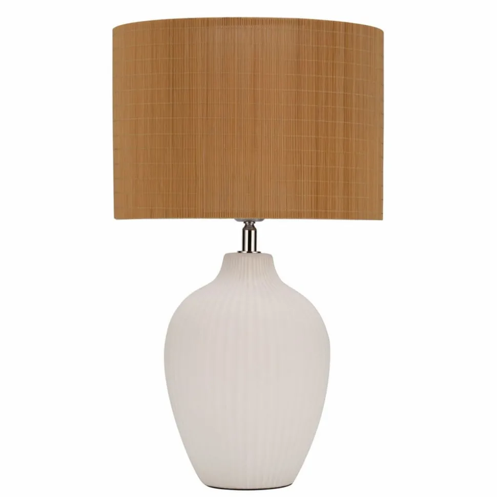 Pauleen Timber Glow bordlampe med bambusskjerm