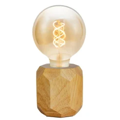 Pauleen Woody Sparkle bordlampe av lyst tre