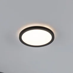 Paulmann Atria Shine Panel on/off svart 830 Ø19cm