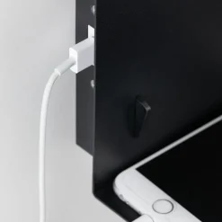 Paulmann Devara vegglampe med hylle, svart