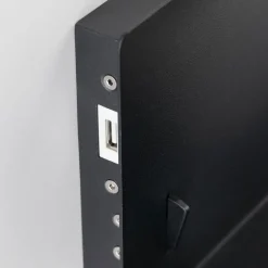 Paulmann Devara vegglampe med hylle, svart