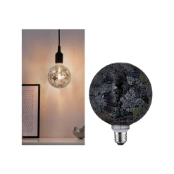 Paulmann E27 LED globe 5W Miracle Mosaic svart