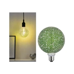 Paulmann E27 LED globe 5W Miracle Mosaic grønn