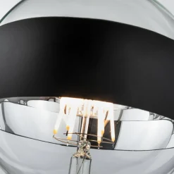 Paulmann LED E27 6,5W G125 ringspeil svart