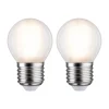 Paulmann LED-dråpe E27 5W 2 700K matt 2er