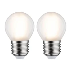 Paulmann LED-dråpe E27 5W 2 700K matt 2er