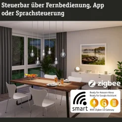 Paulmann LED-globe G95 ZigBee E27 7,5W gull CCT