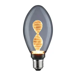 Paulmann LED-pære E27 3,5 W Helix 1 800K smoke